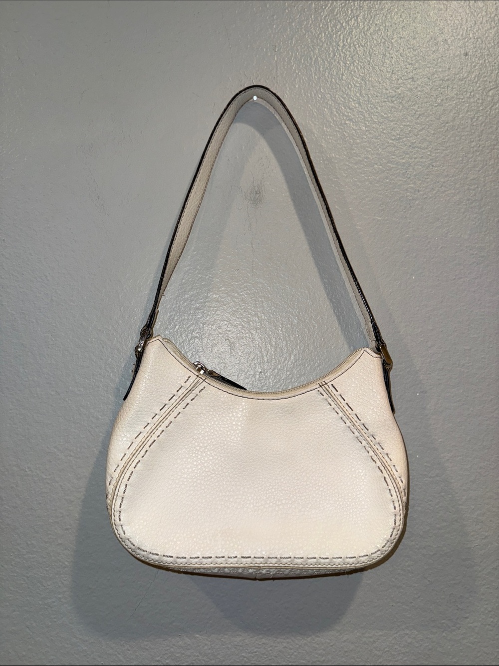 Liz Claiborne white Cream Shoulder Bag